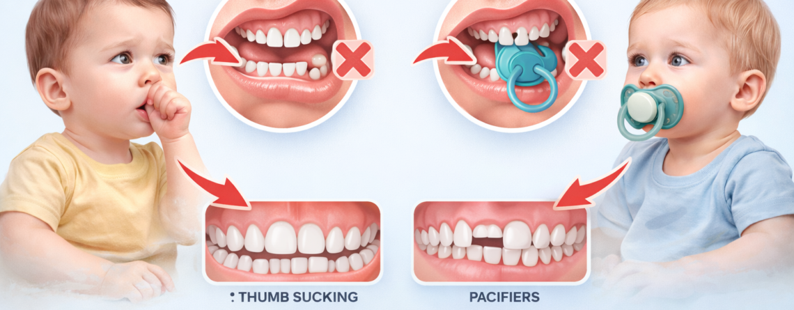 How Thumb Sucking and Pacifiers Affect Dental Development